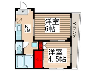 コ－ポ大谷の物件間取画像